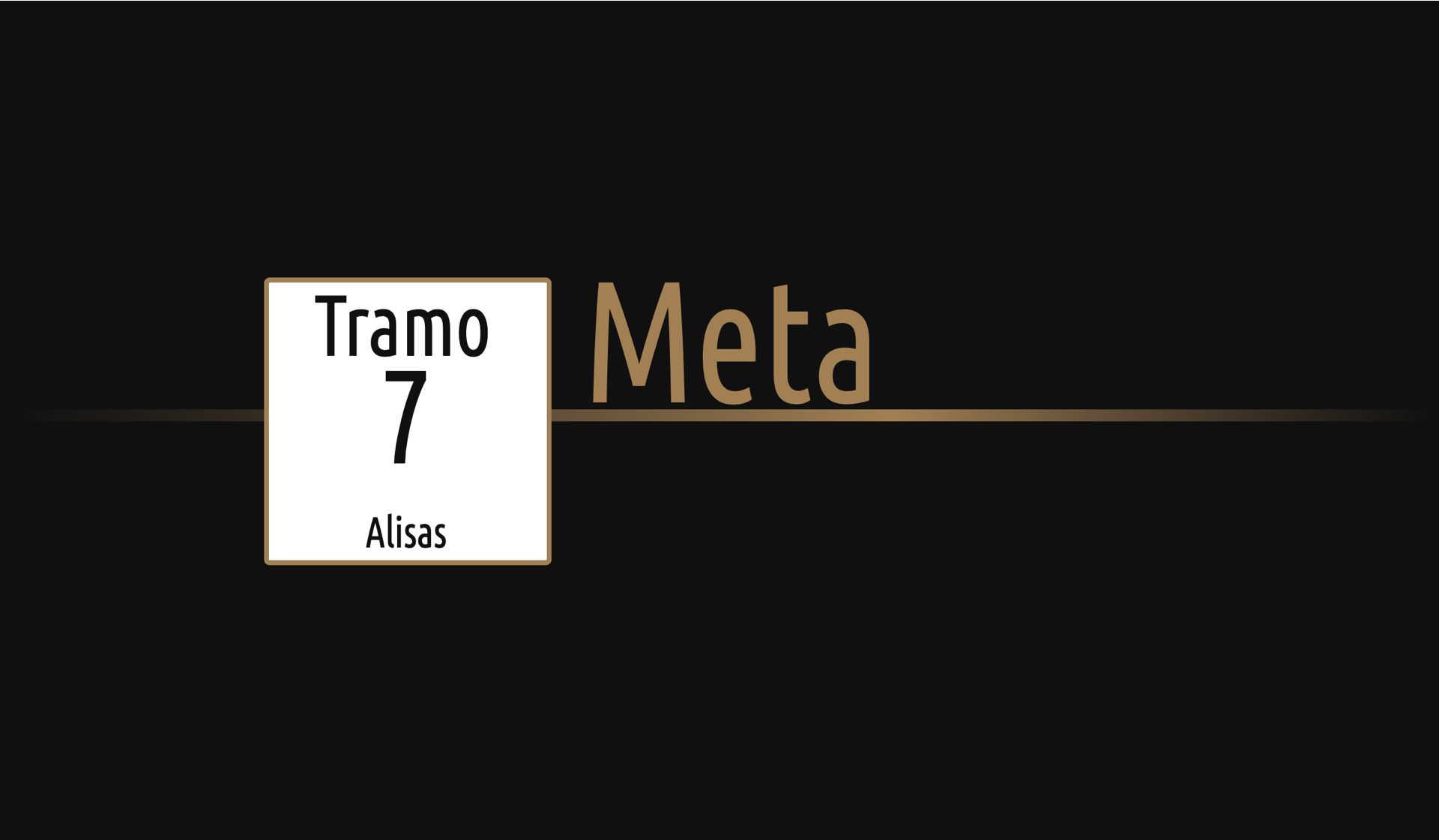 Tramo 7 › Alisas  › Meta