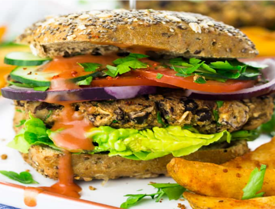 SAFTIGER BOHNEN BURGER