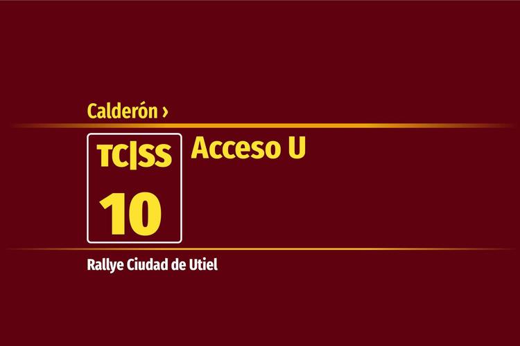 Tramo 10 &nbsp;›&nbsp; Calderón | Acceso U