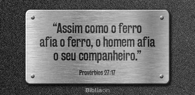 16/03/21 O crente se afia com outro crente