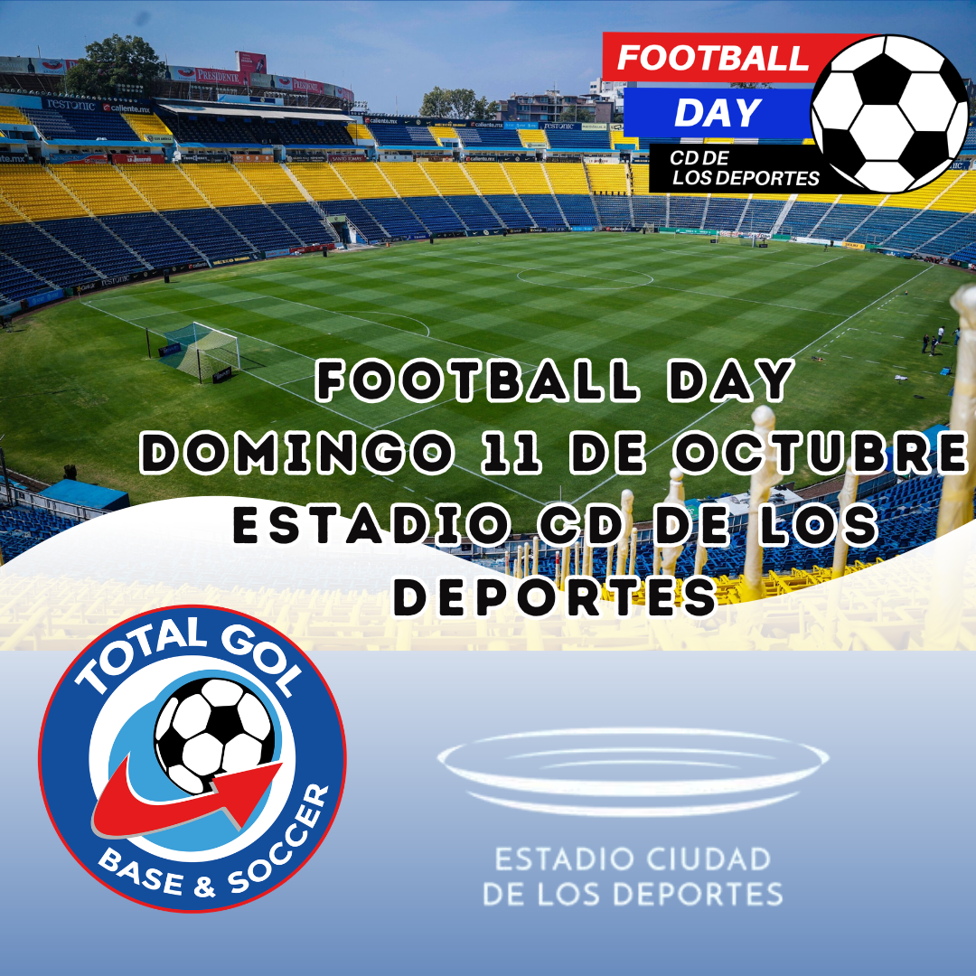 Football day Azul. Estadio cd de los deportes.