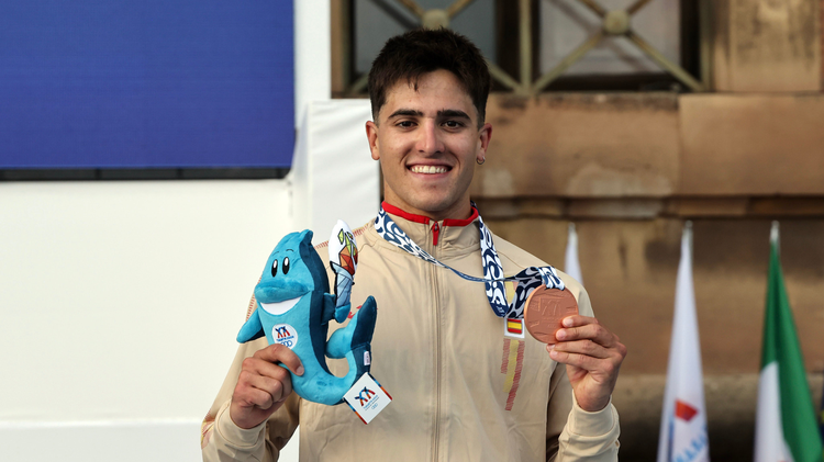 Eduardo Blanco conquista el bronce en triatlón en los Juegos del Mediterráneo