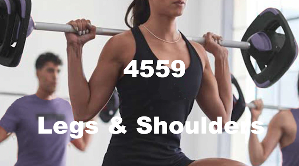 Legs & Shoulders  🏋️‍♀️
