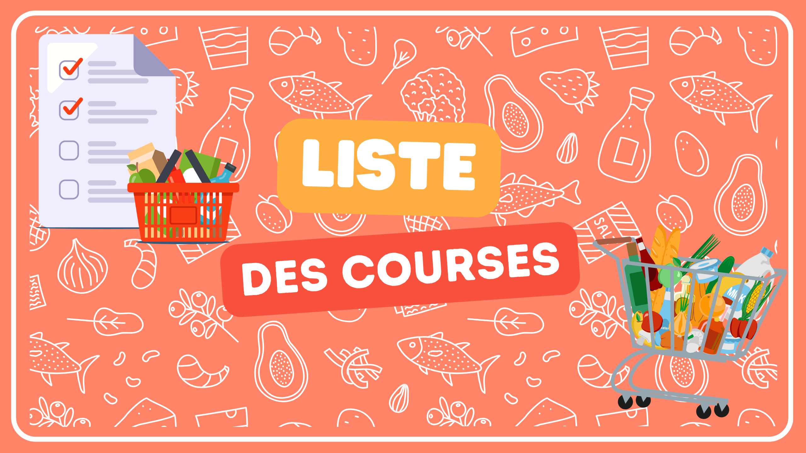 liste de course du 19 au 25 avril