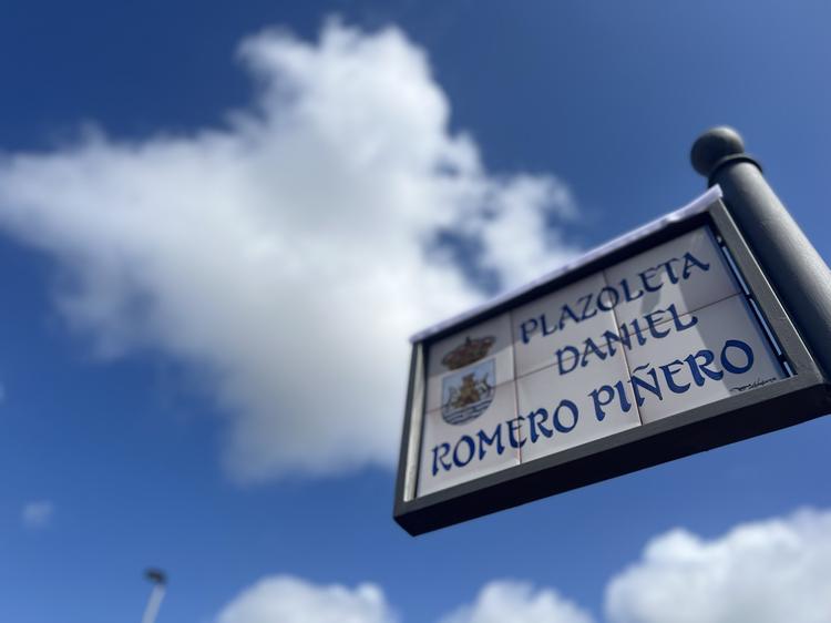 Inaugurada una plaza en memoria y recuerdo de Daniel Romero Piñero