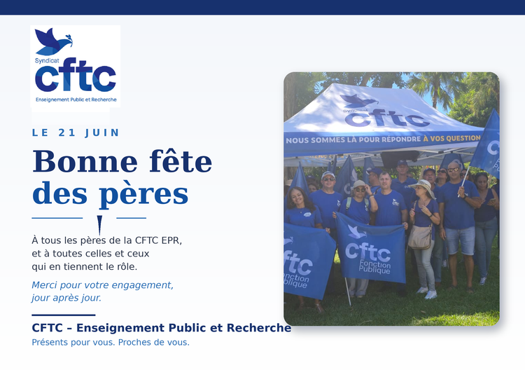 Bonne fête des pères...