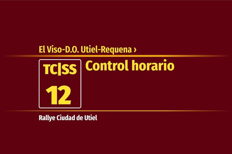 Tramo 12 &nbsp;›&nbsp; El Viso-D.O. Utiel-Requena | Control horario