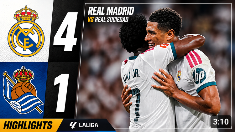  HIGHLIGHTS | Real Madrid 4-1 Real Sociedad | LaLiga