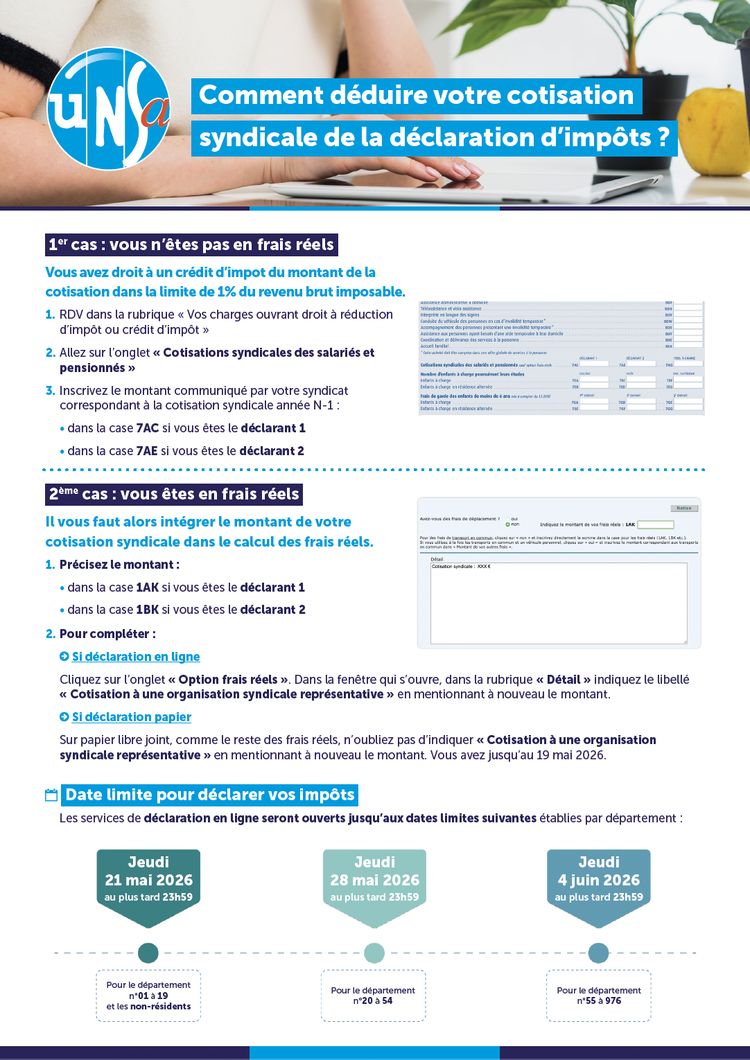 Déclaration d'impôts