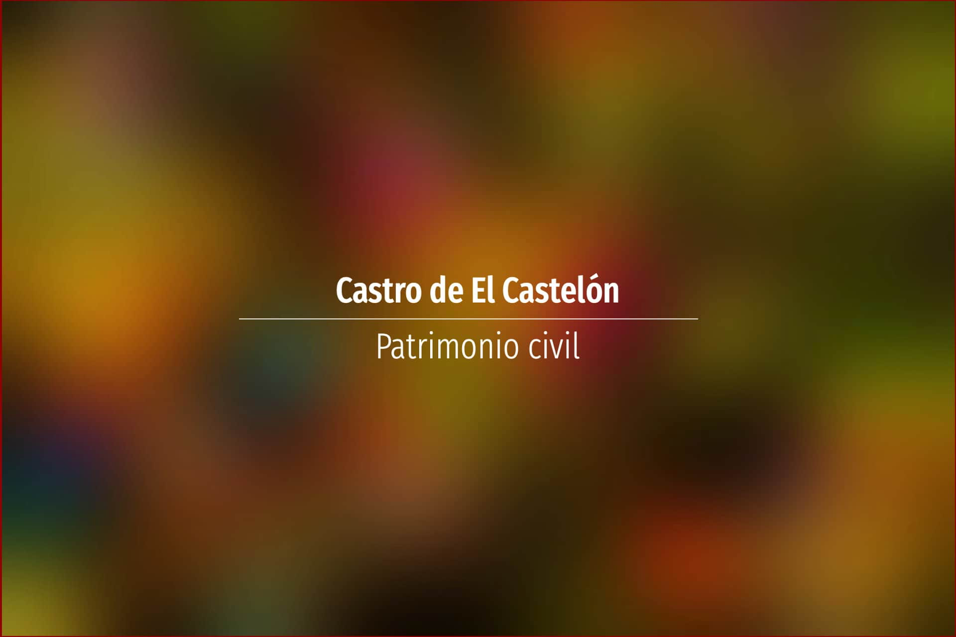 Castro de El Castelón