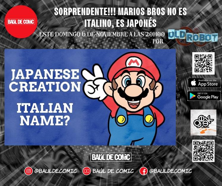 Super Mario no es Italiano, es Japonés