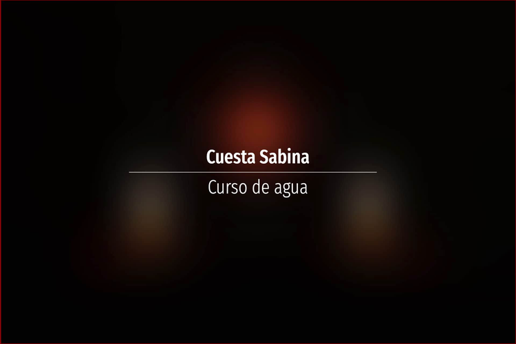 Cuesta Sabina
