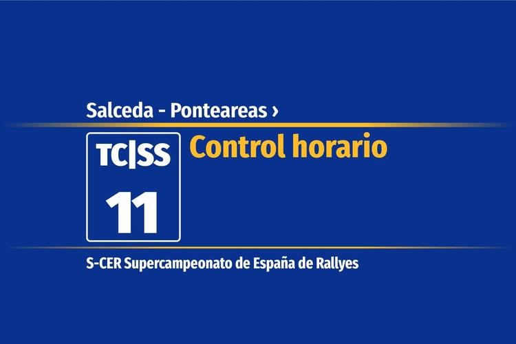 Tramo 11 &nbsp;›&nbsp; Salceda - Ponteareas | Control horario