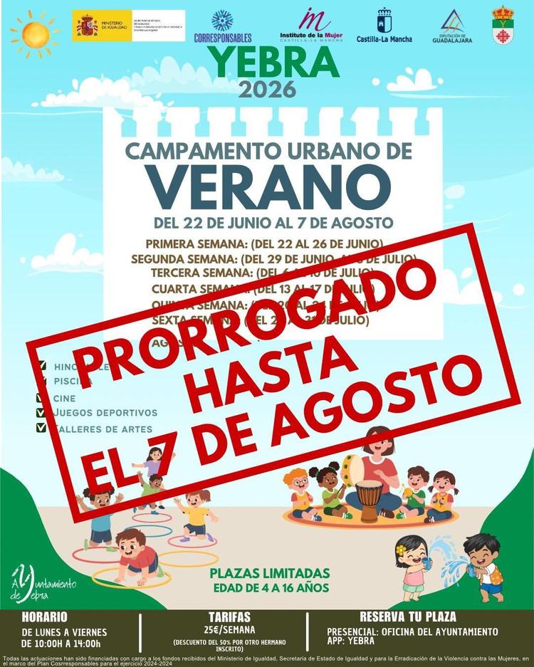 AMPLIACIÓN CAMPAMENTO URBANO DE VERANO