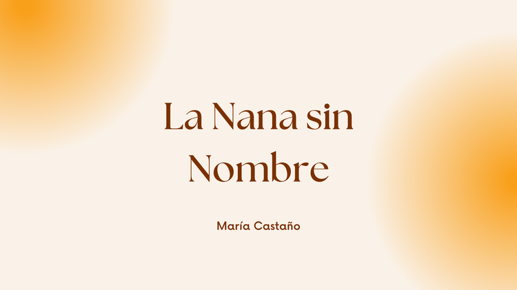Nana Sin Nombre Fragmento