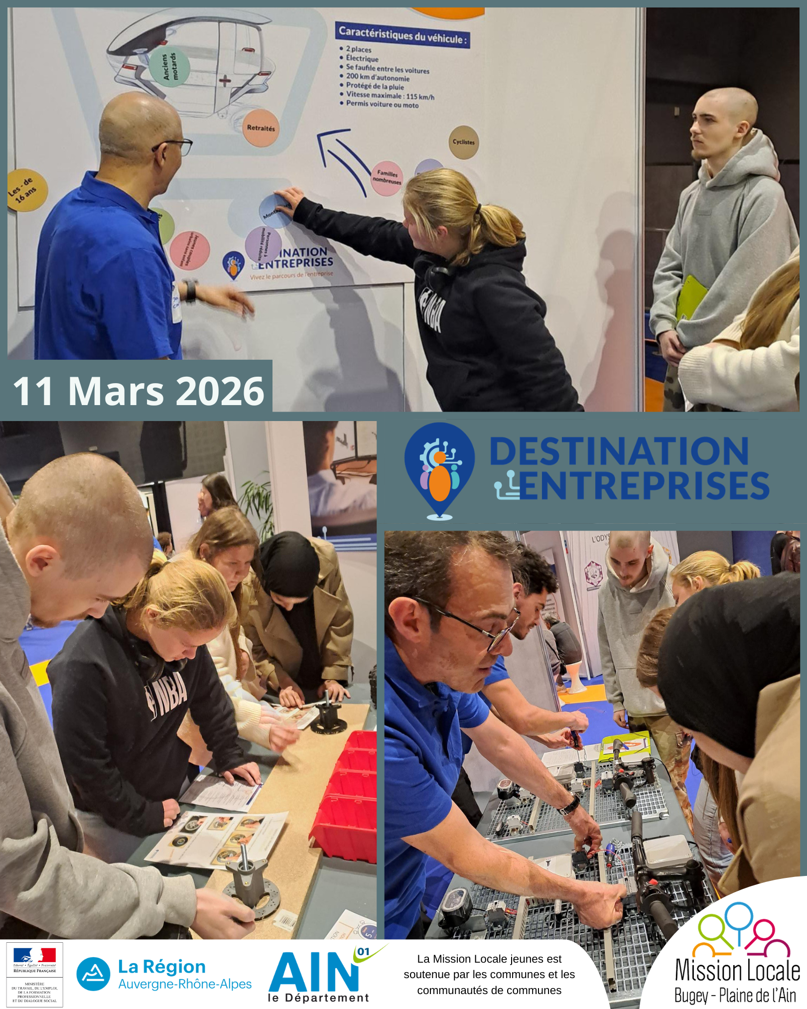 Salon Destination Entreprises à Belley - 11 Mars 2026