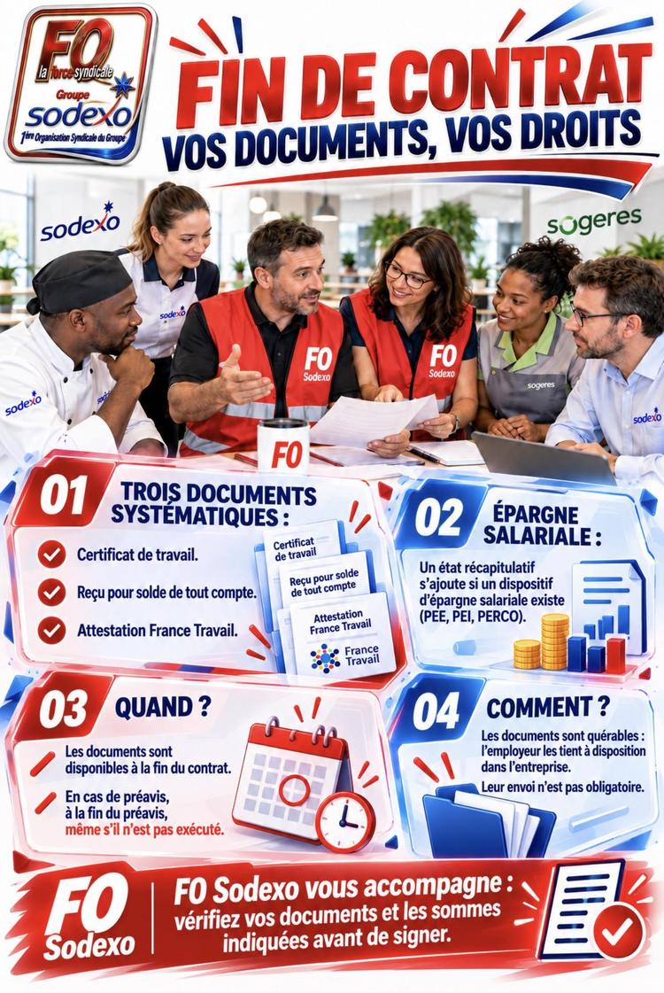 Fin de contrat vos documents, vos droits