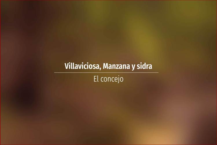 Villaviciosa, Manzana y sidra