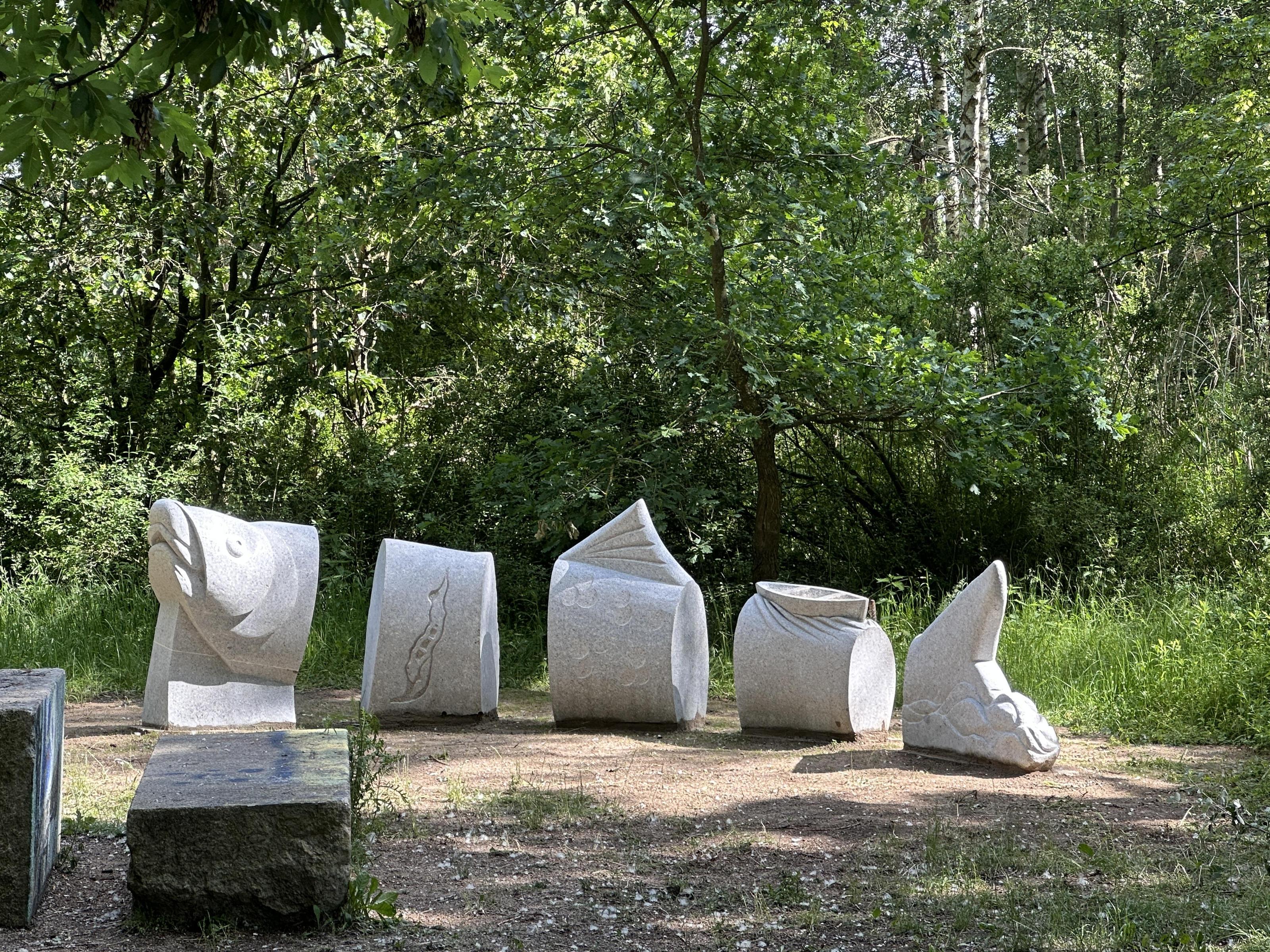 Einweihung der Skulptur „NasOker“ am Naturlehrpfad in Meinersen