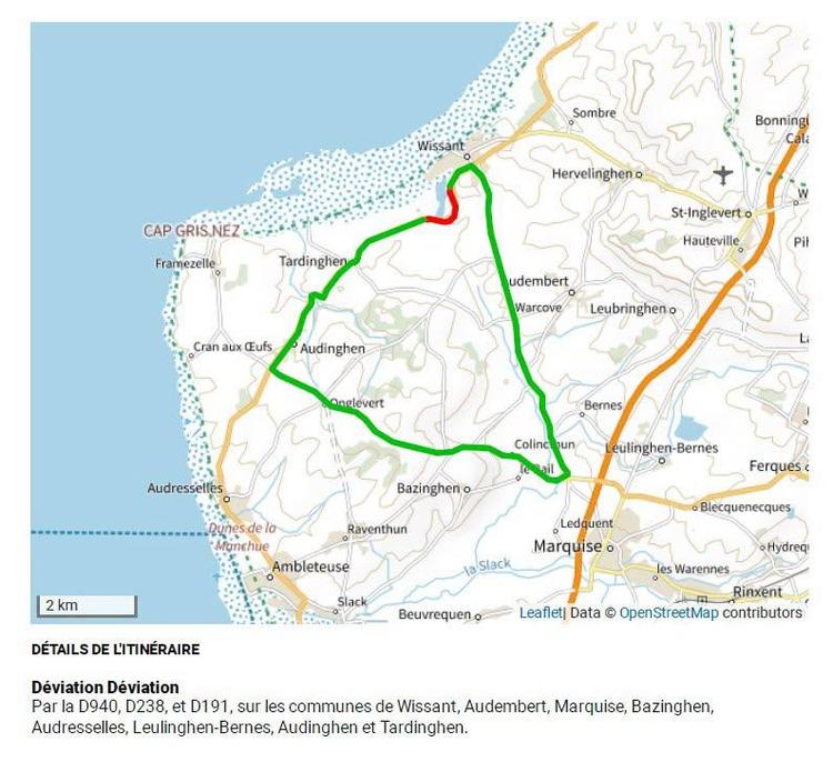 Info circulation: fermeture temporaire de la D940
