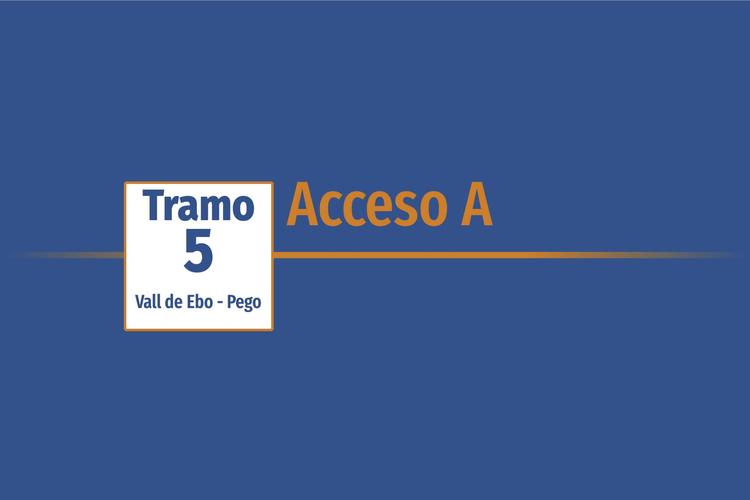 Tramo 5 › Vall de Ebo - Pego › Acceso A
