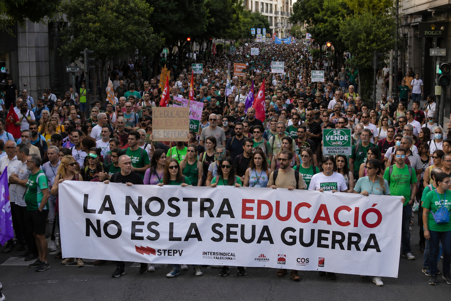 OPINION: La educación no puede negociarse con una pistola encima de la mesa