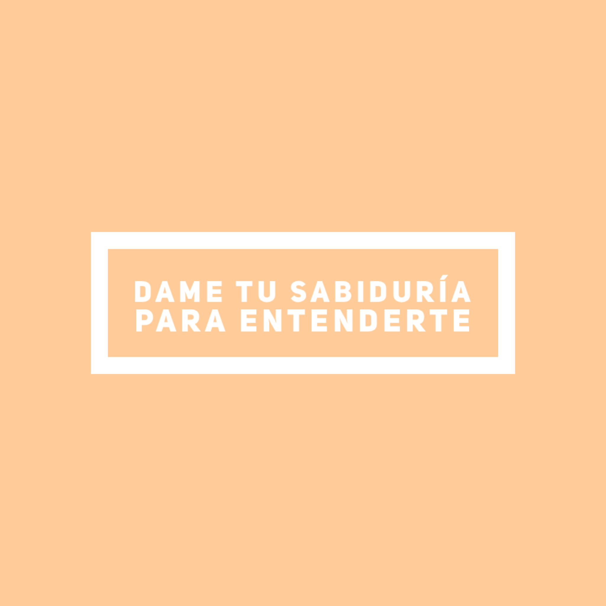 Hoy el reto del amor es reconocer al Señor en tu jornada