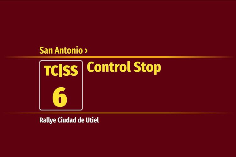 Tramo 6 &nbsp;›&nbsp; San Antonio | Control Stop