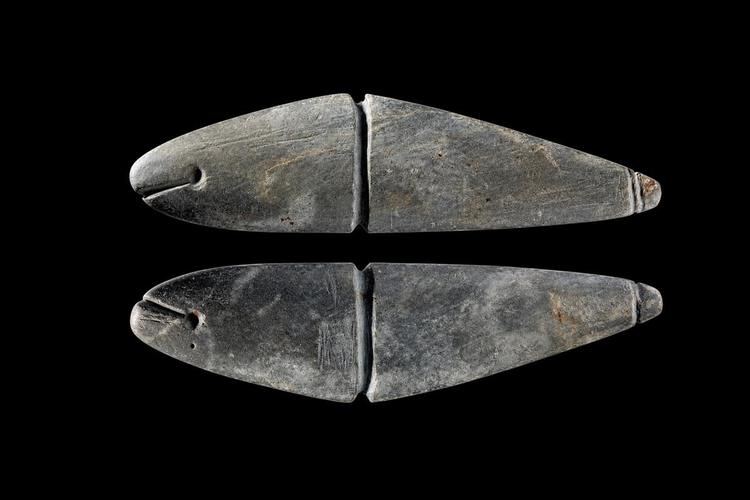 7,600-year-old stone fish found in Neolithic burial at Lake Baikal