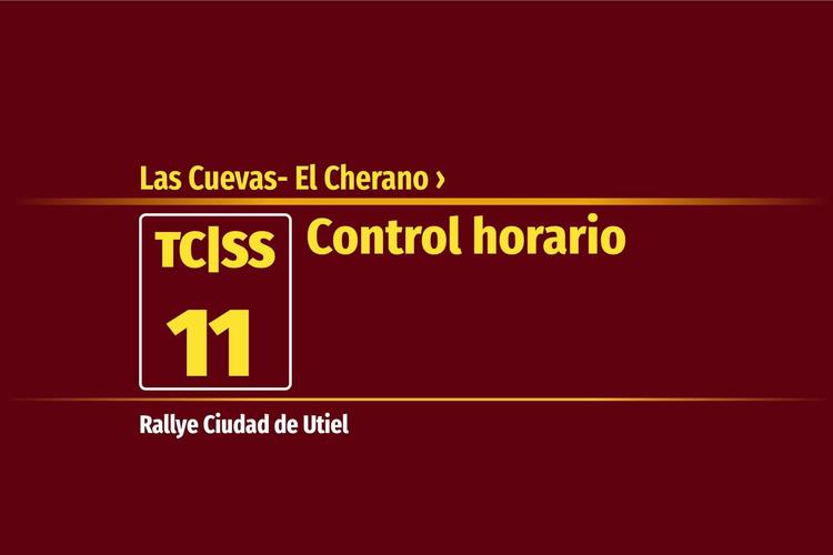 Tramo 11 &nbsp;›&nbsp; Las Cuevas-El Cherano | Control horario | ZE
