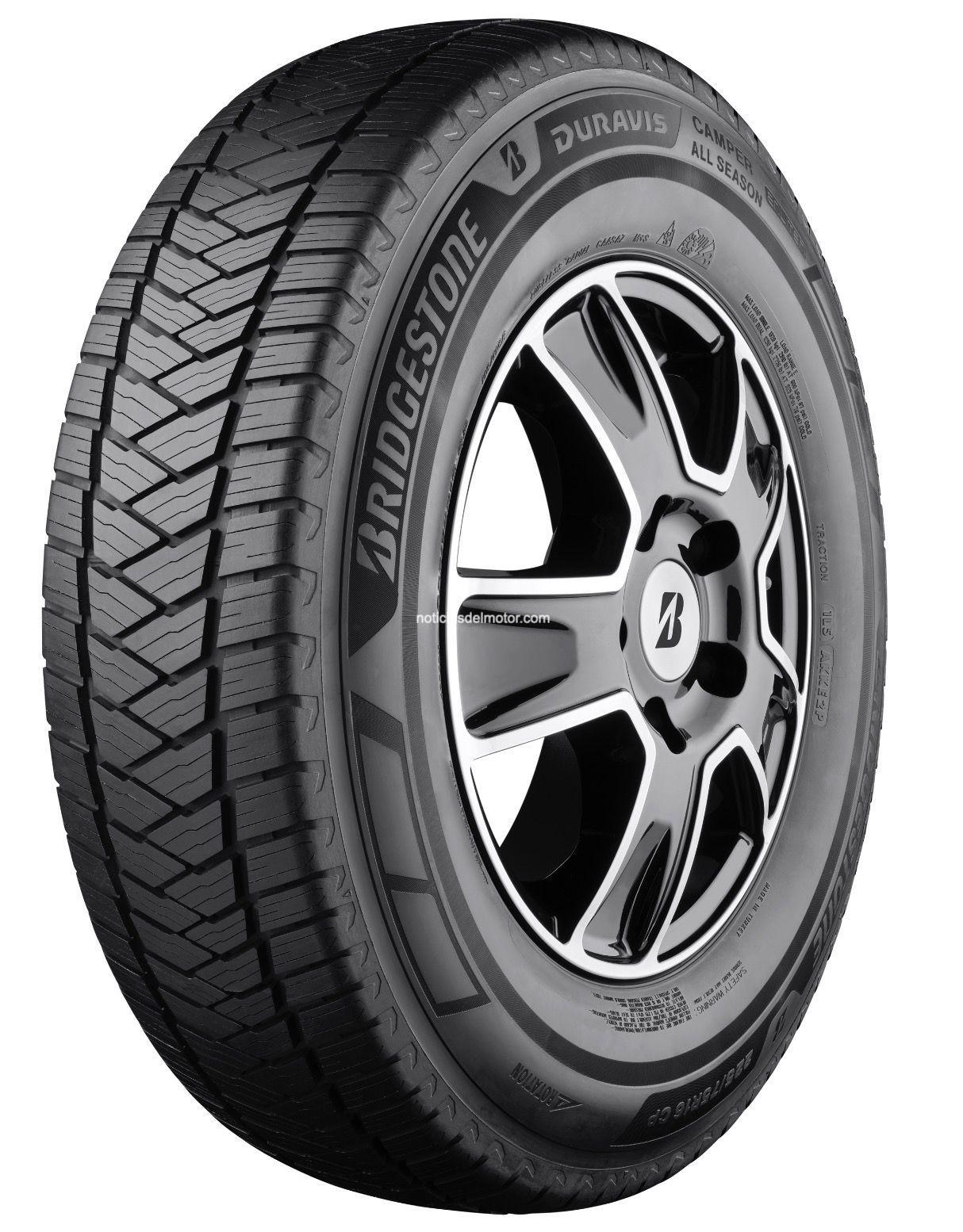 BRIDGESTONE PRESENTA DURAVIS CAMPER ALL SEASON, SU PRIMER NEUMÁTICO PARA AUTOCARAVANAS
