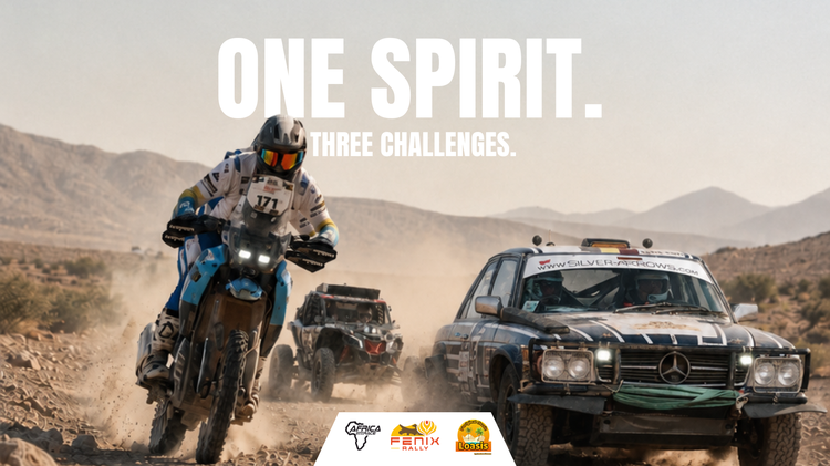 Le grand chelem : les 24HTT, l'Oasis l'Original Rallye, le Fenix Rallye, l'Africa Eco Race