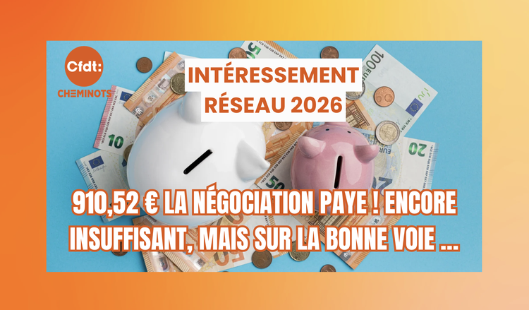 Intéressement Réseau 2026