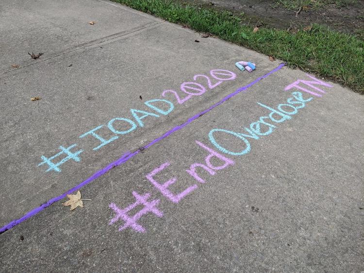 Join the HCCoalition for the Purple Sand Project #EndOverdose #IOAD22