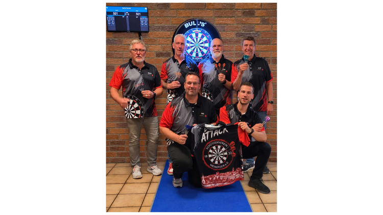 DartAttack aus Meinersen holt bei der Heimspielpremiere ein 6:6 gegen DC Shamrock C