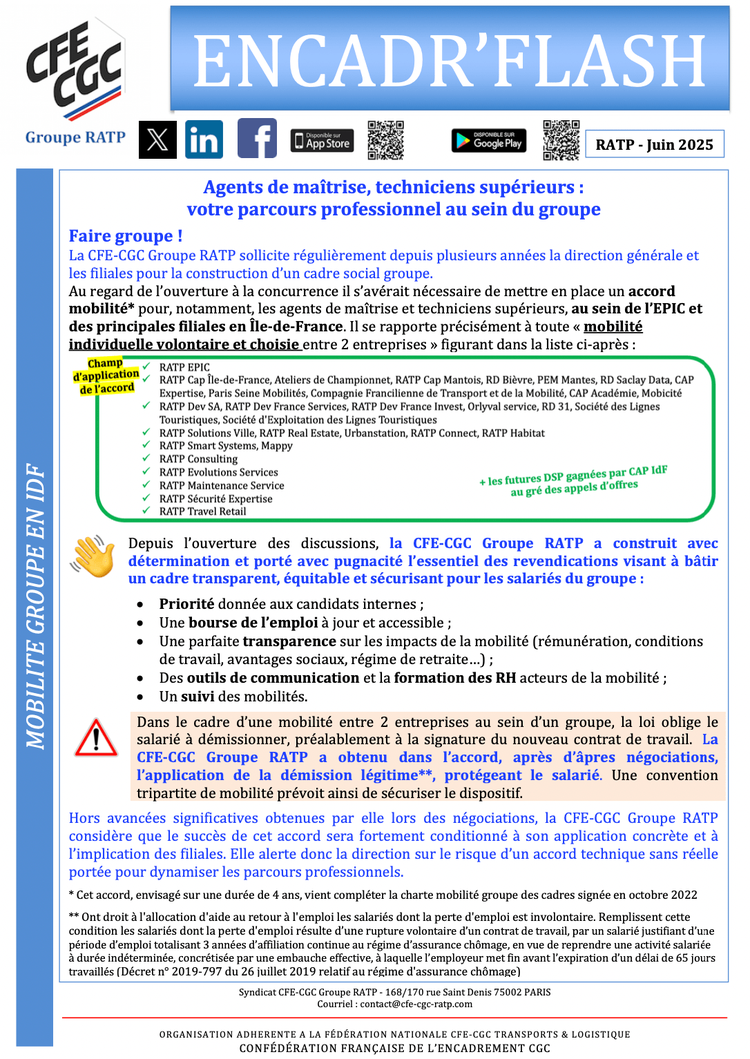 Agents de maîtrise, techniciens supérieurs : votre parcours professionnel au sein du groupe