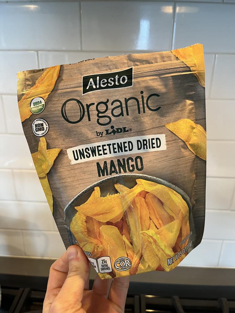 Organic Dried Mango - No Sugar Added