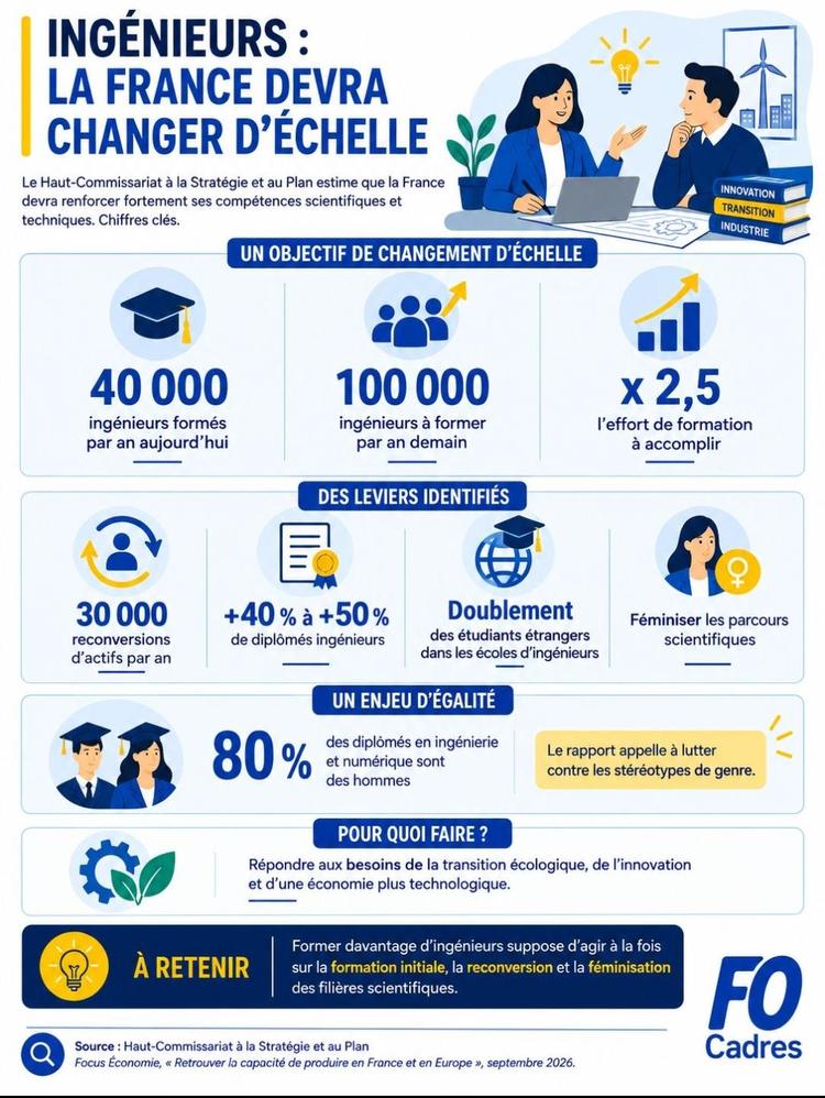 Ingénieurs : la France doit changer d'échelle