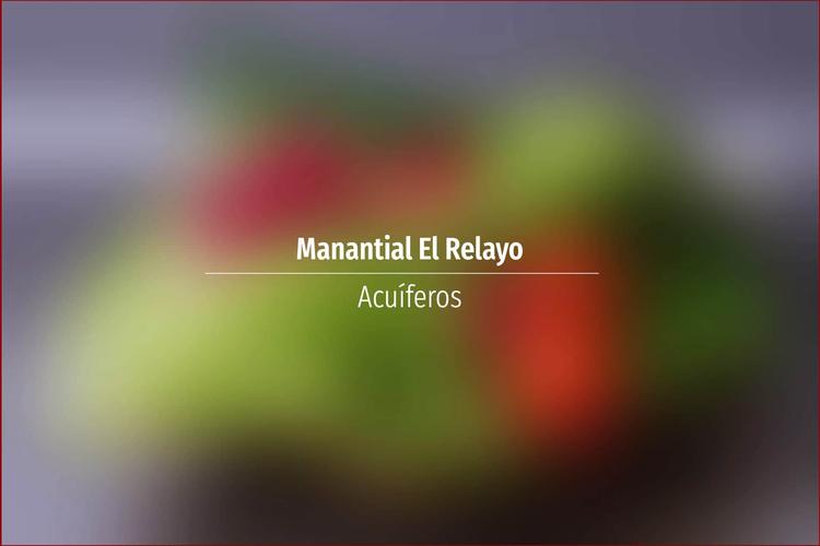 Manantial El Relayo