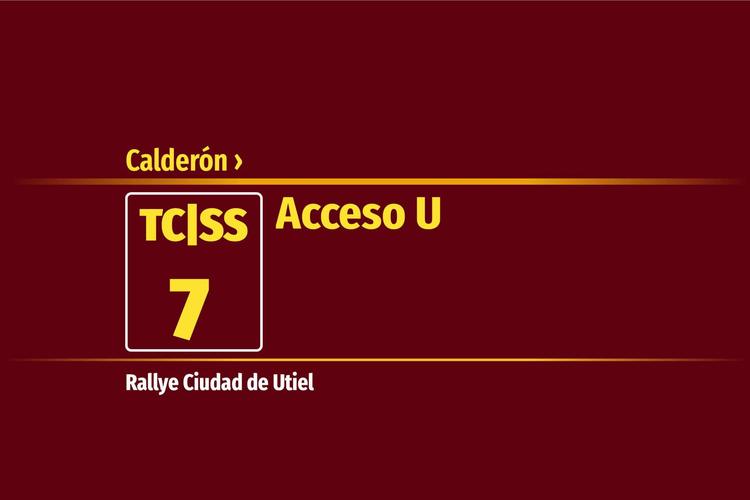 Tramo 7 &nbsp;›&nbsp; Calderón | Acceso U
