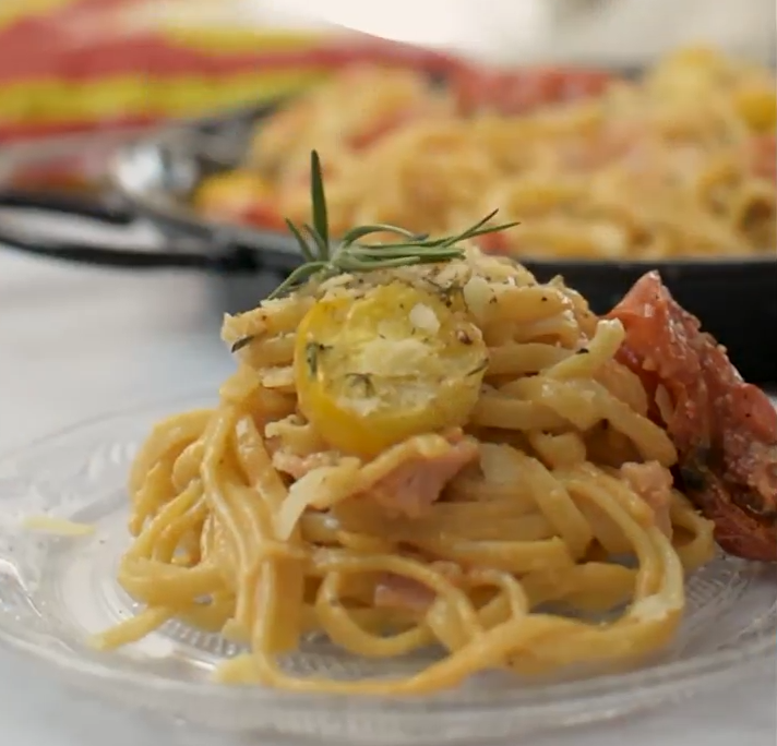 Espagheti con Tomates y Vino 