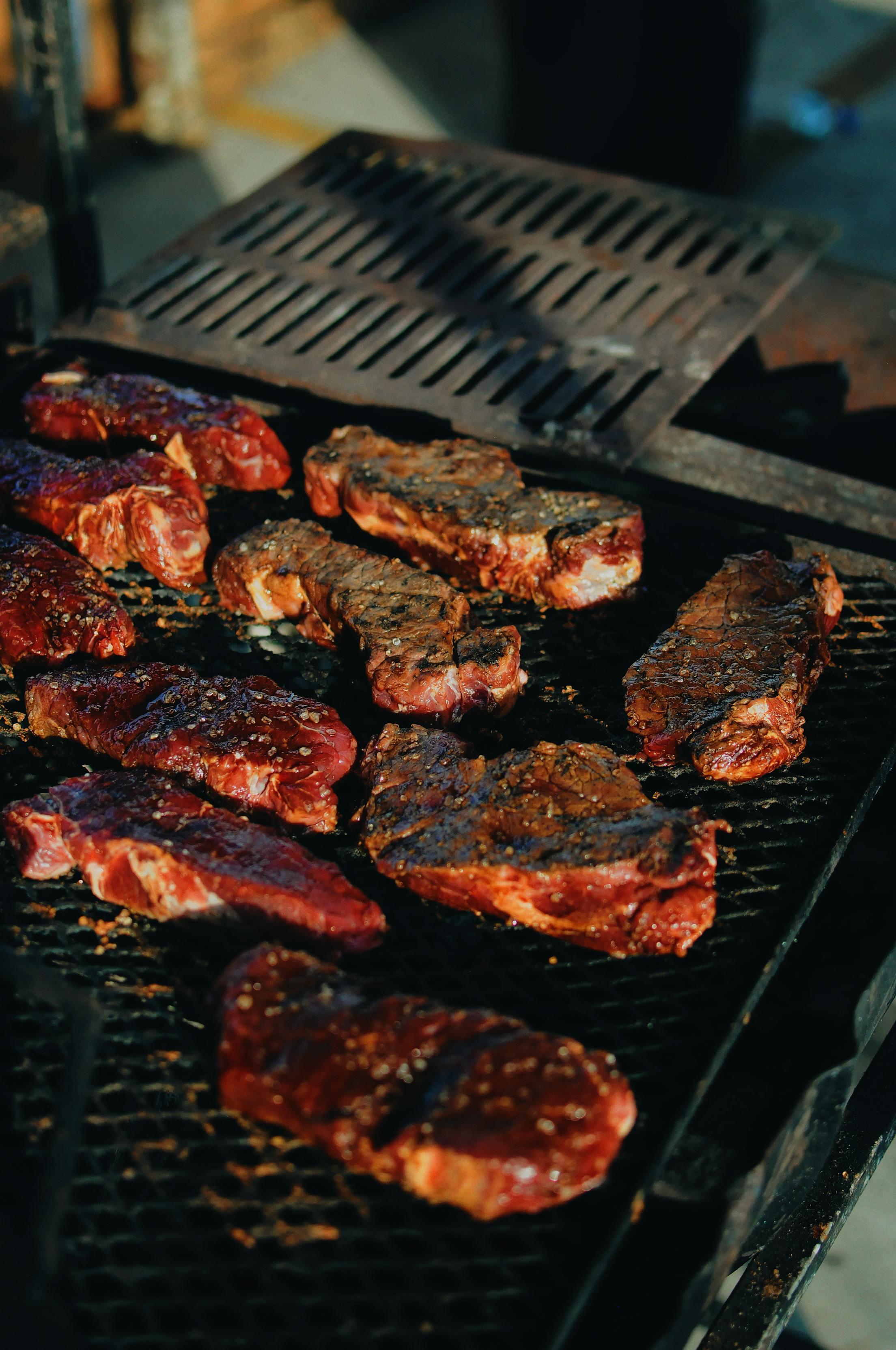 Buff-rubbed steak