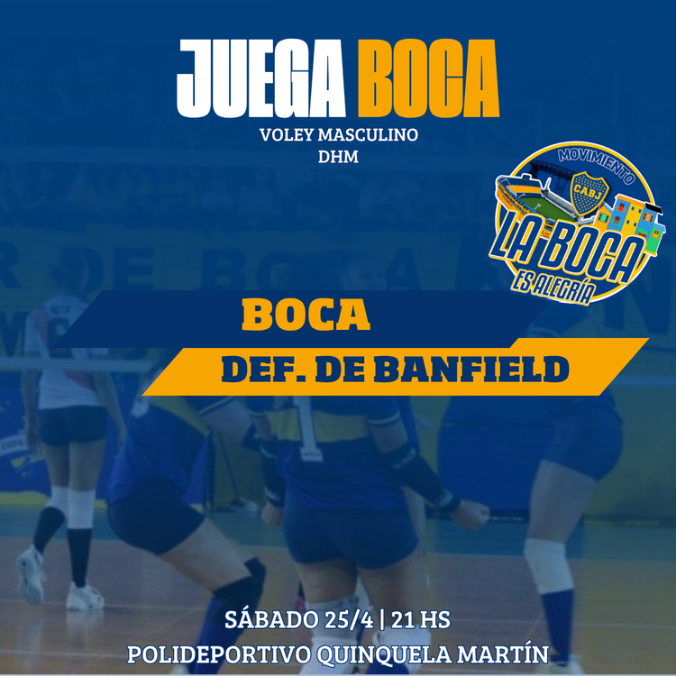 Juega el Voley Masculino en casa...