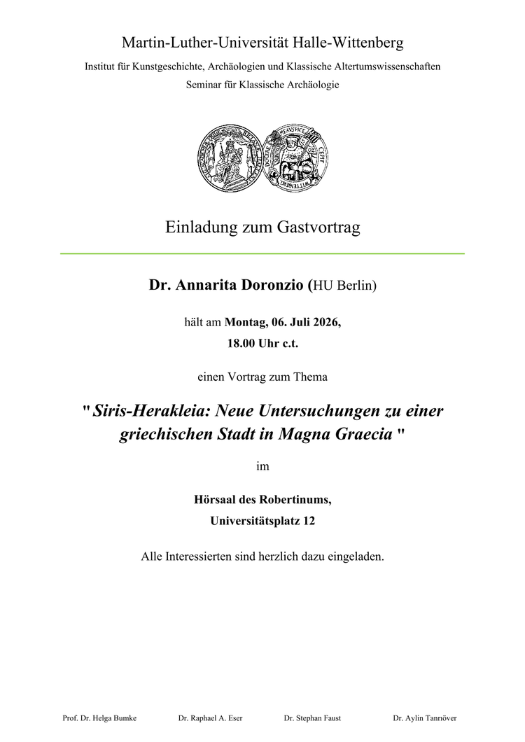 Siris-Herakleia – Neue Untersuchungen zu einer griechischen Stadt in Magna Graecia