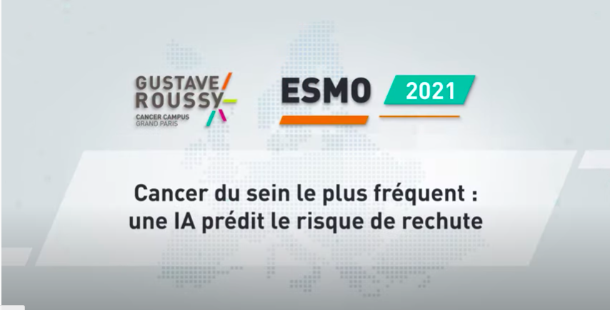 ESMO 2021 - Une IA pour prédire le risque de rechute du cancer du sein le plus fréquent