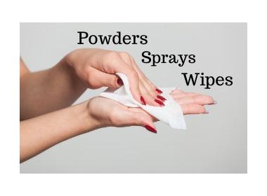 Powders-Sprays-Wipes