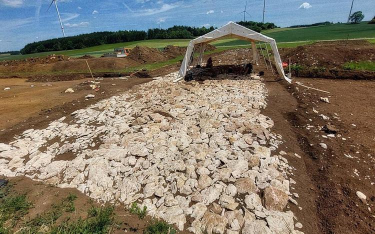 Roman road linking frontier forts discovered on the Swabian Alb