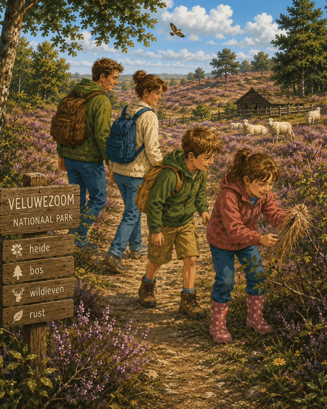 3. Veluwezoom - Hertenspoorwandeling