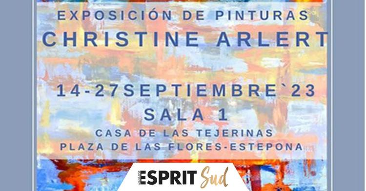Fluidité et transparence, Christine Arlert expose à Estepona 