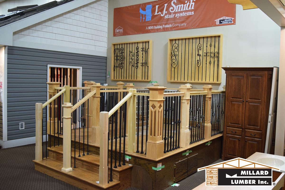  L.J. Smith Stair and Railing Display in Omaha Updated